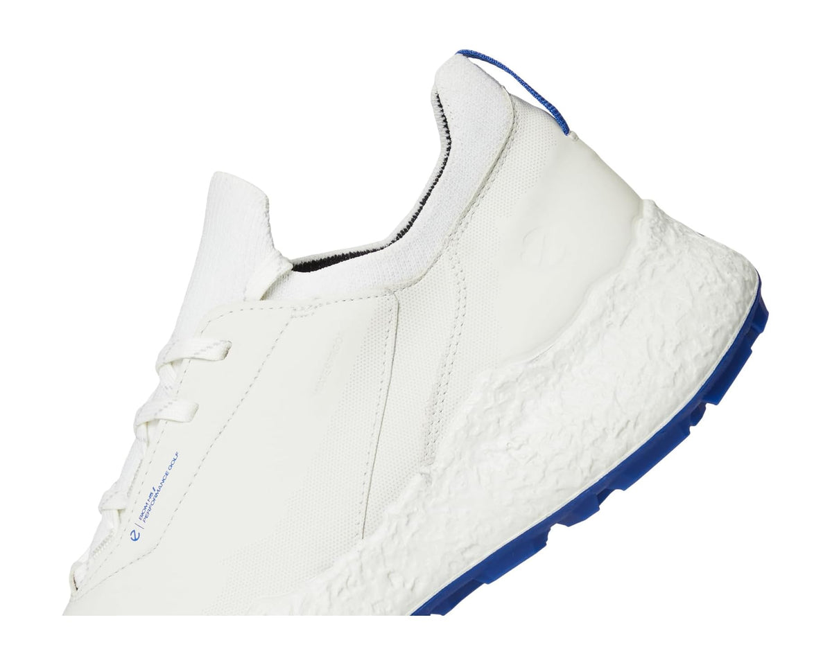 Men's ECCO Golf BIOM Hybrid 5 Lace Waterproof Golf Shoe White/Virtual