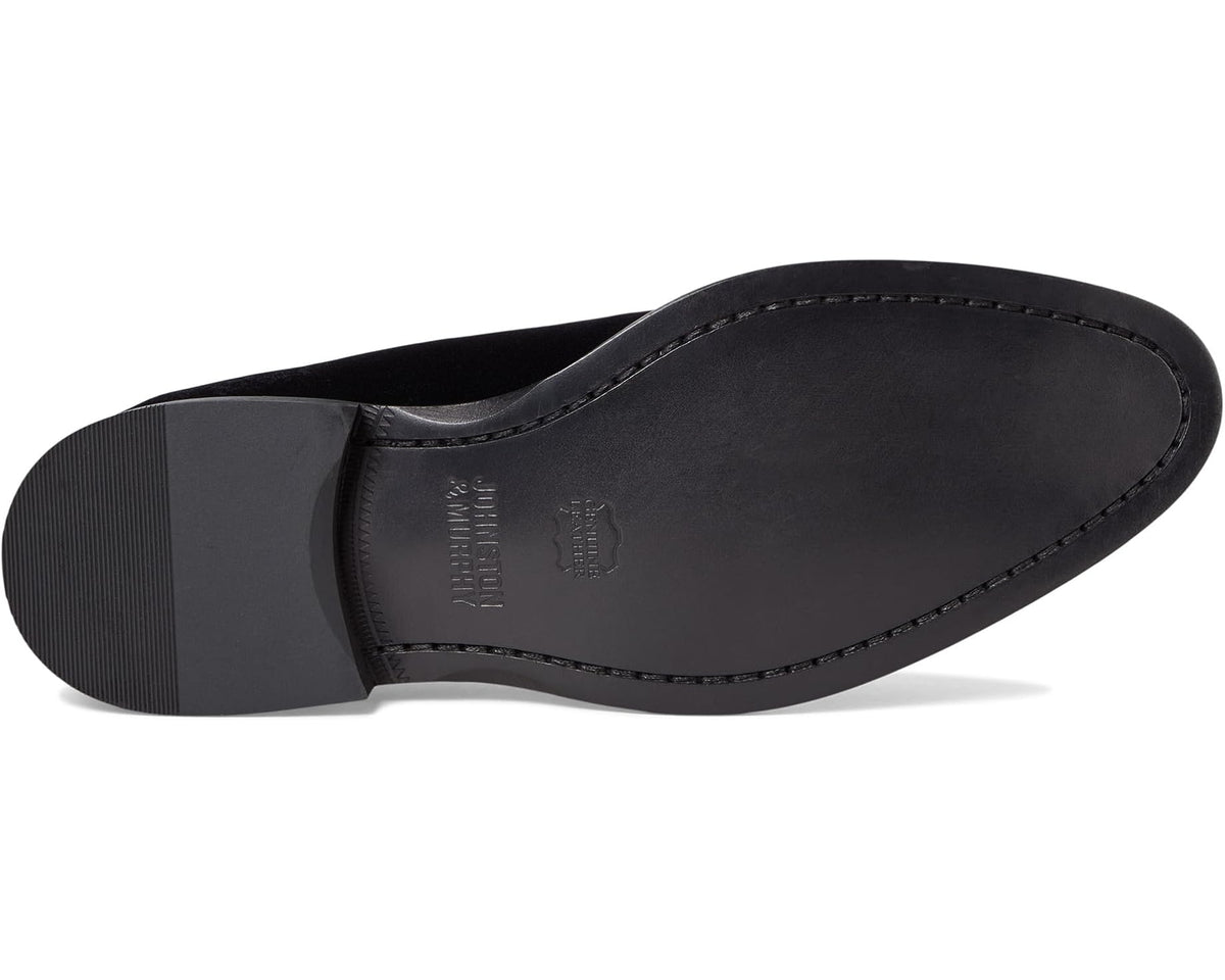 Men's Johnston & Murphy Gavney Slip-On Loafers Black Velvet