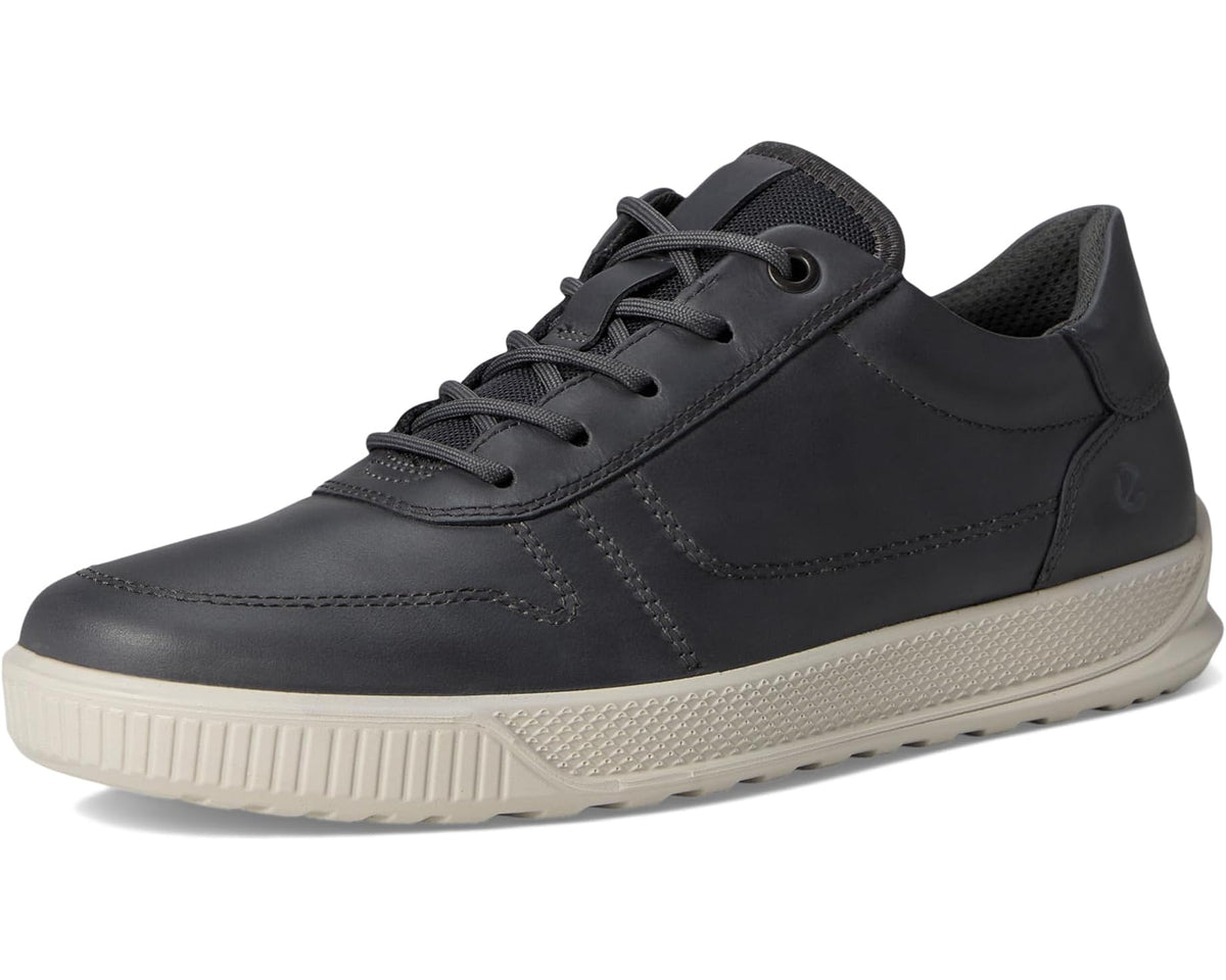 Men's ECCO Byway Origin Tie Casual Sneaker Magnet Nubuck