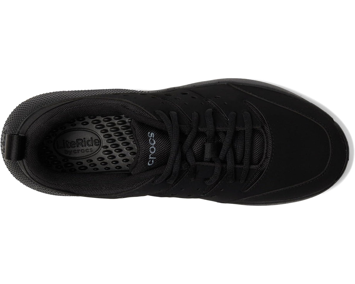 Men's Crocs Work On The Clock Work Sneaker Triple Black
