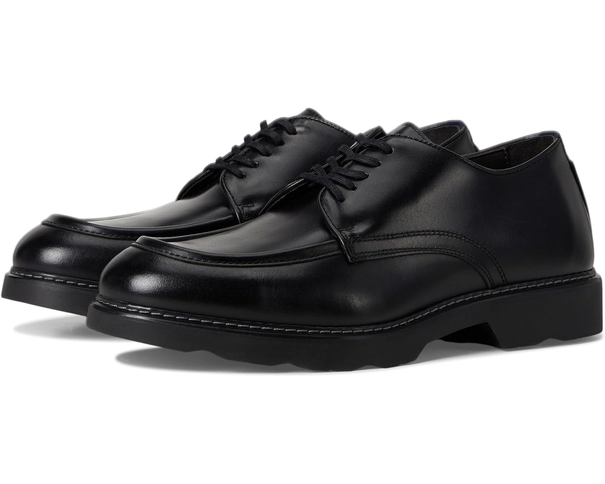 Men's Johnston & Murphy Collection Huxley Moc Toe Derby Black European Calfskin