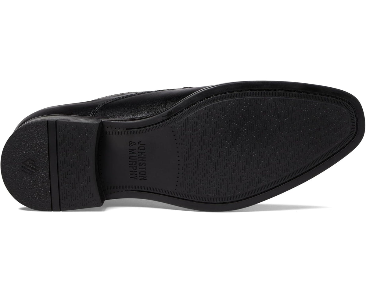 Men's Johnston & Murphy Gibbons Cap Toe Black Full Grain