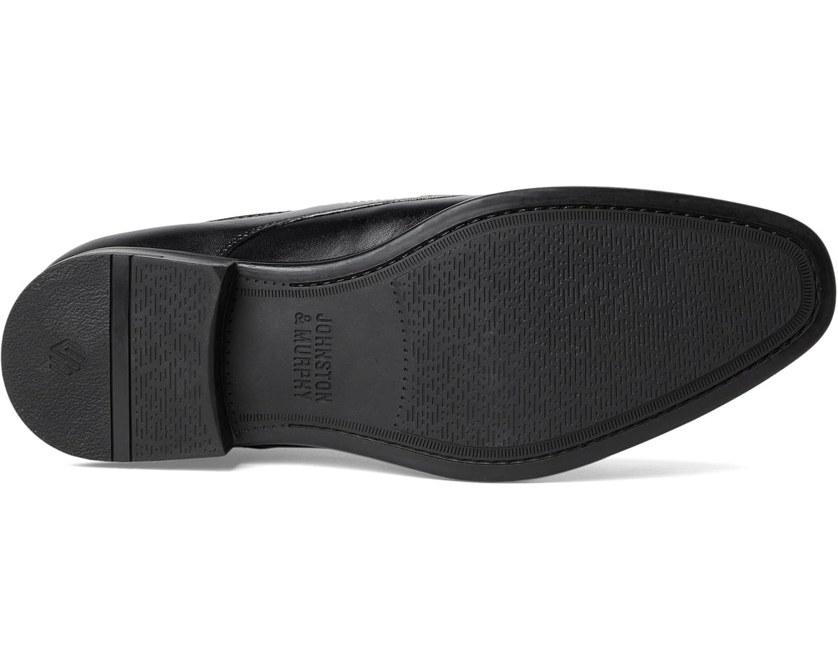 Men's Johnston & Murphy Gibbons Run-Off Black Full Grain