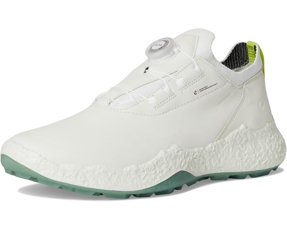 Men's ECCO Golf BIOM Hybrid 5 BOA Waterproof Golf Shoe White