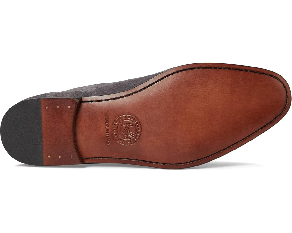 Men's Johnston & Murphy Collection Taylor Bit Gray Italian Suede