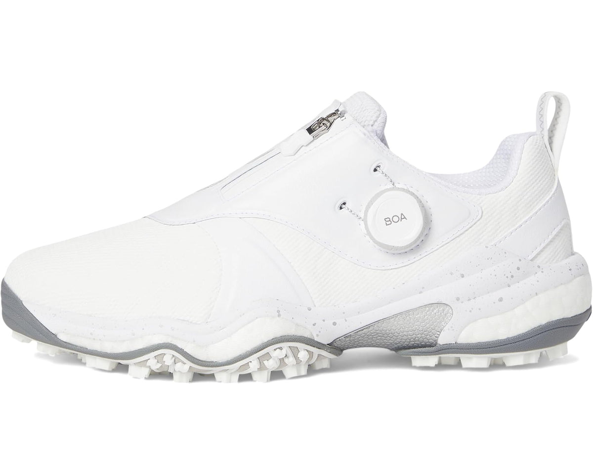 Men's adidas Golf Codechaos BOA 25 Golf Shoes Footwear White/Iron Metallic/Grey Four