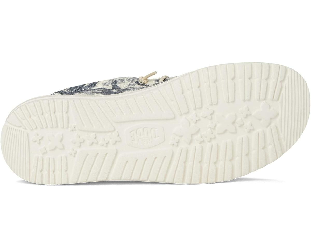 Men's Hey Dude Wally Palm Jute Egret/Cloud Blue