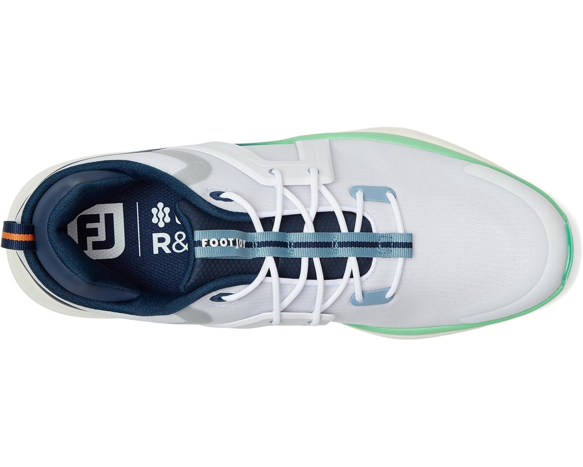Men's FootJoy Hyperflex White/Peacoat/Aquamarine