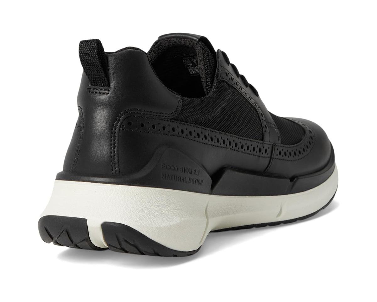Men's ECCO Biom 2.2 Brogue Sneakers Black/Black