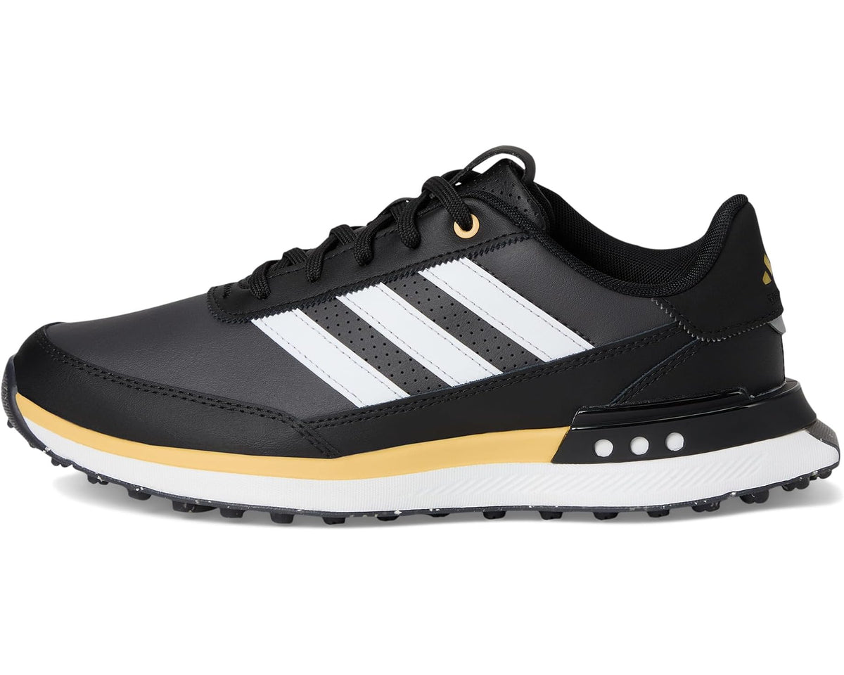 Men's adidas Golf S2G Spikeless Leather Golf Shoes Core Black/Footwear White/Oat
