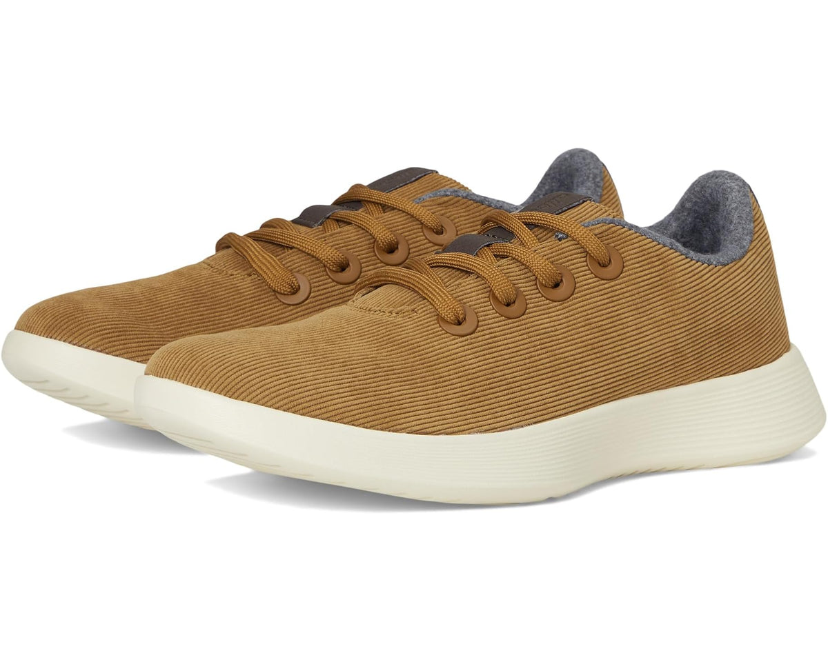 Men's Allbirds Runner NZ Corduroy Dark Tan (stony Cream)