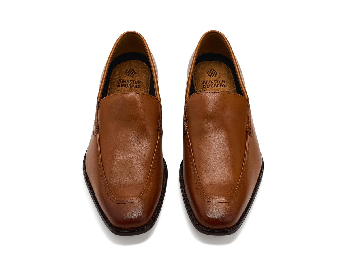 Men's Johnston & Murphy Burke Venetian Loafer Brown Full Grain