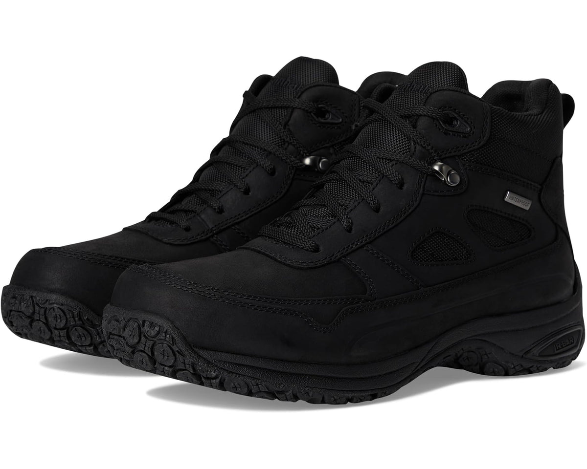 Men's Dunham Cloud Plus Mid II Waterproof Boots Black Leather