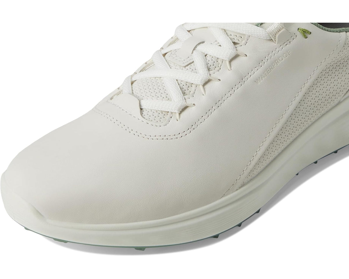 Men's ECCO Golf S Casual Lace Waterproof Golf Shoe White
