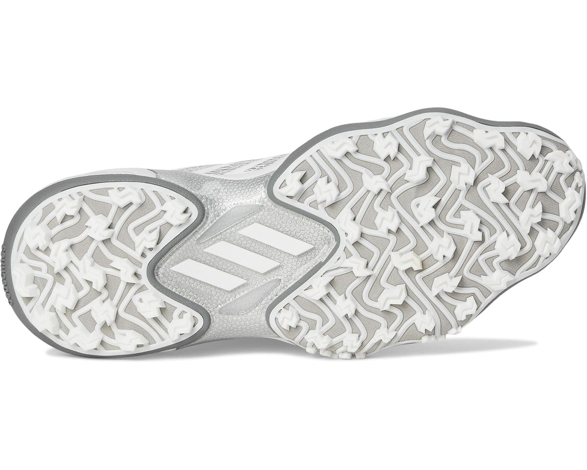 Men's adidas Golf Codechaos 25 Golf Shoes Footwear White/Silver Metallic/Grey Two