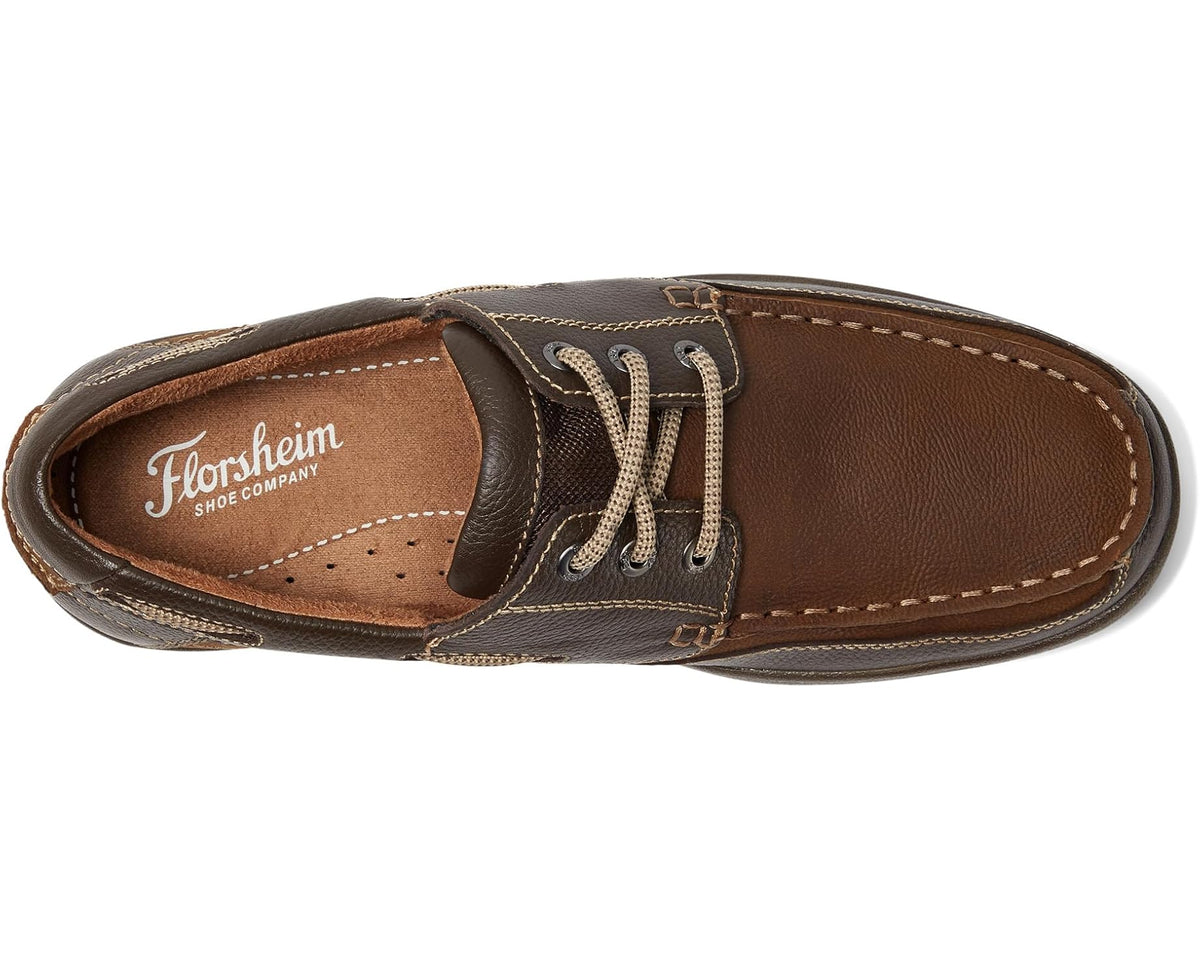 Men's Florsheim Lakeside Ox Boat Shoe Stone Crazy Horse