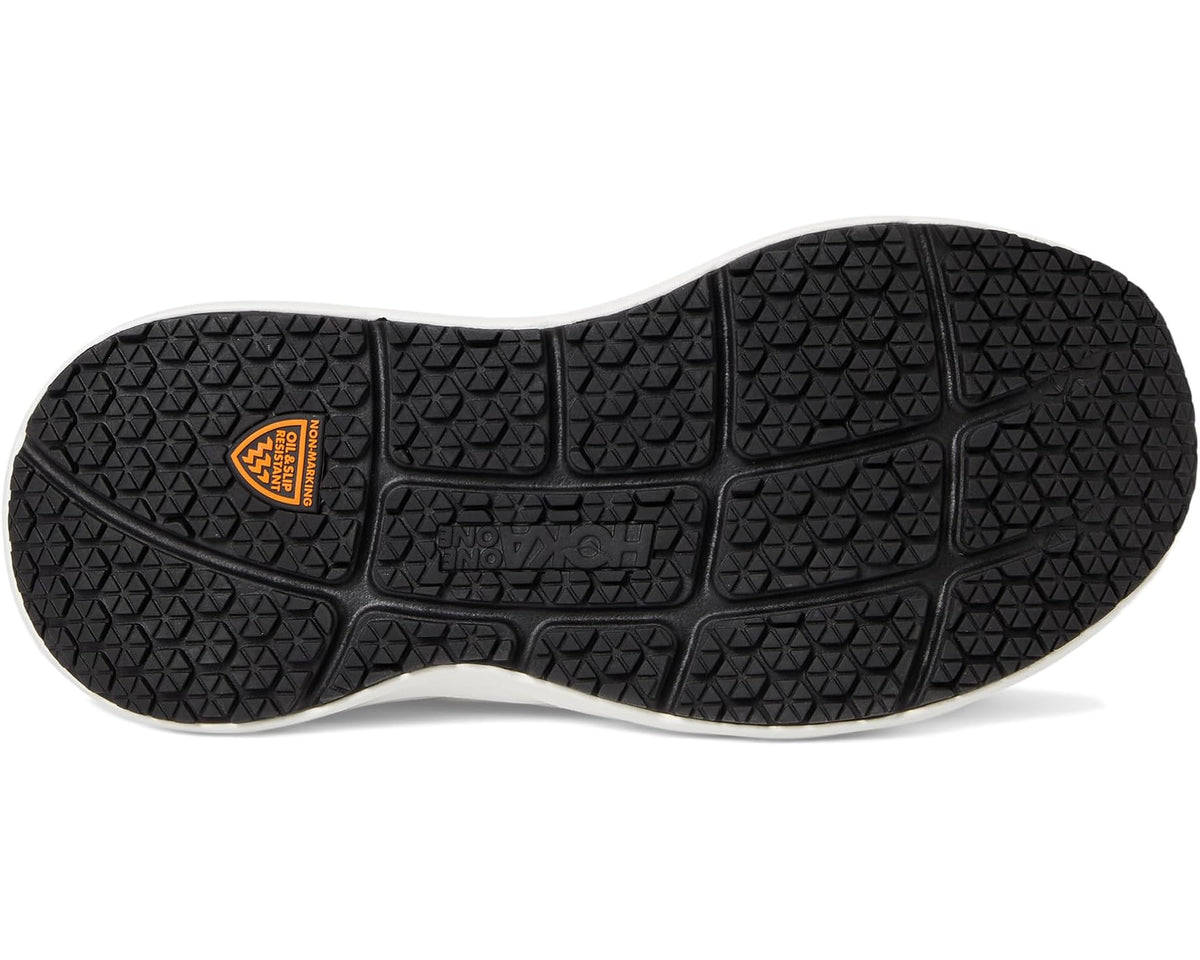 Men's Hoka Bondi Slip Resistant Carbon Black/White