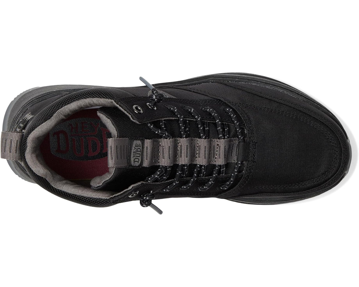 Men's Hey Dude Tahoe Nylon Black/Granite Grey
