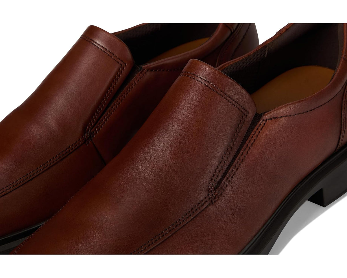 Men's ECCO Helsinki 2.0 Apron Toe Slip-On Cognac/Cognac