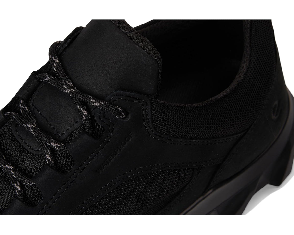 Men's ECCO Sport Mx Everyday Waterproof Sneaker Black Nubuck/Black