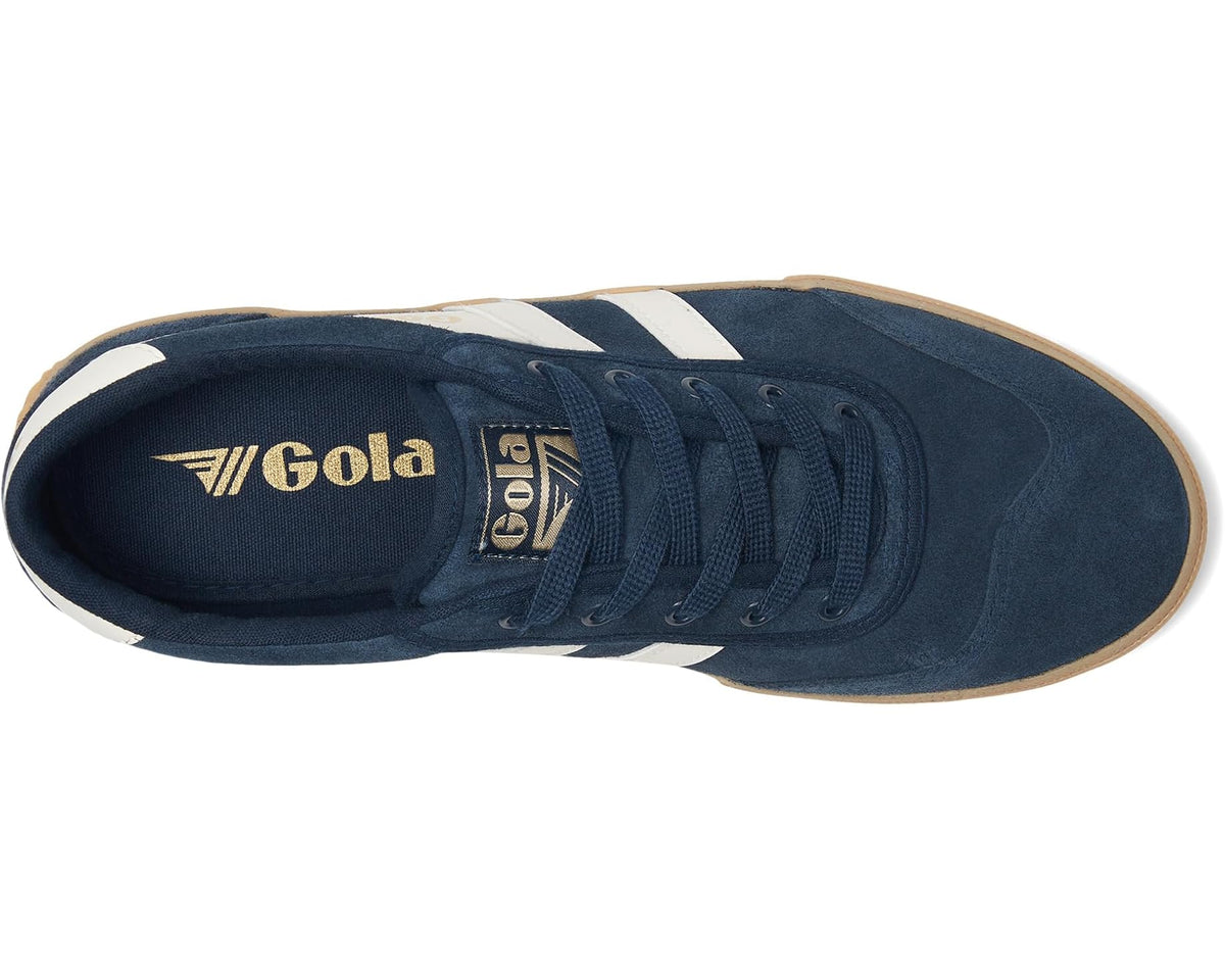 Men's Gola Badminton Suede Navy/Off White/Gum
