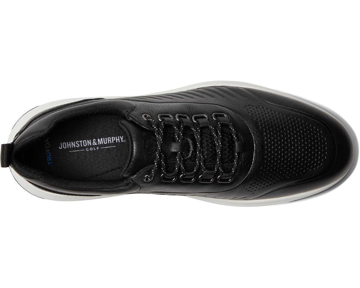 Men's Johnston & Murphy Amherst Gl1 Luxe Hybrid Black Waterproof Full Grain