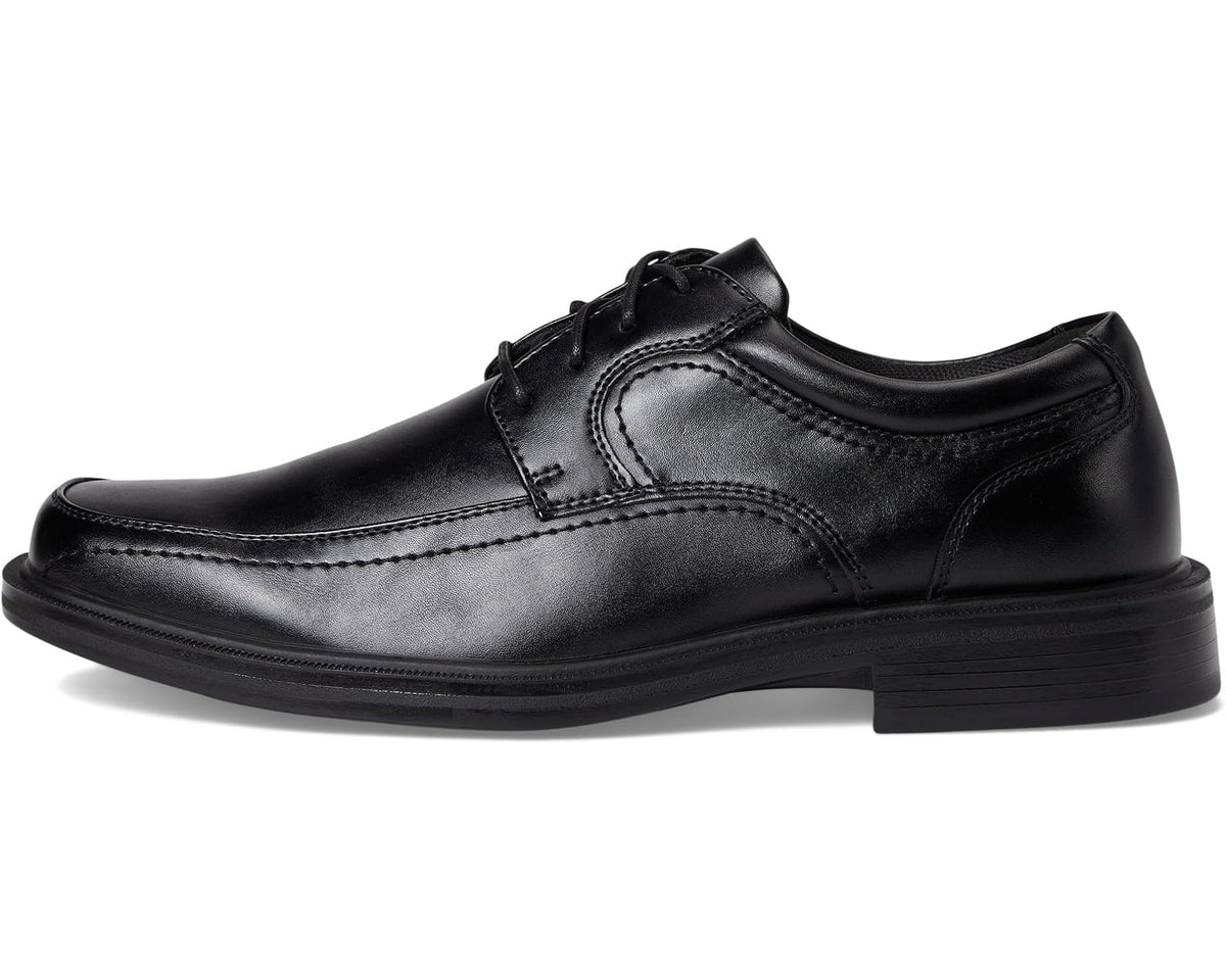 Men's Dockers Manvel Moc Toe Oxford Black Polished Full Grain