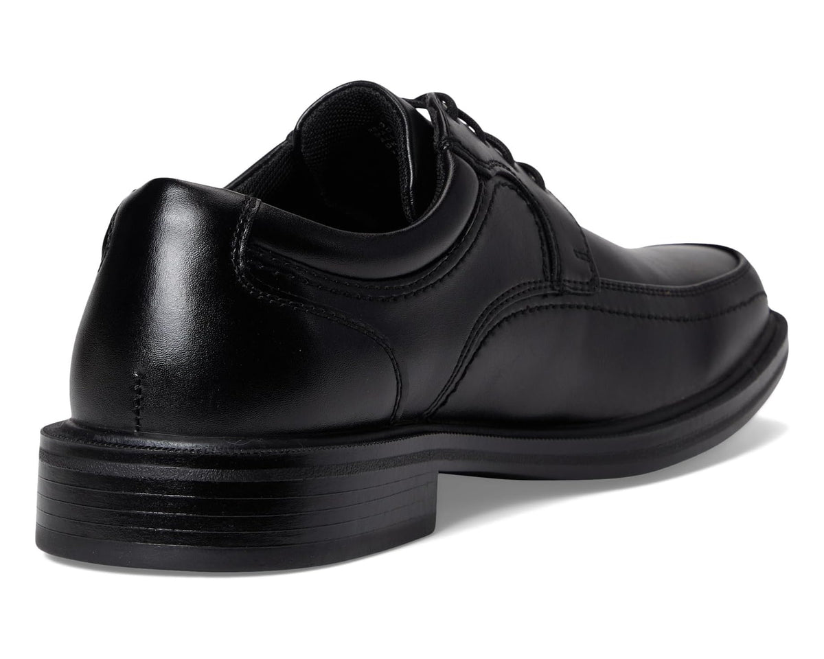 Men's Dockers Manvel Moc Toe Oxford Black Polished Full Grain