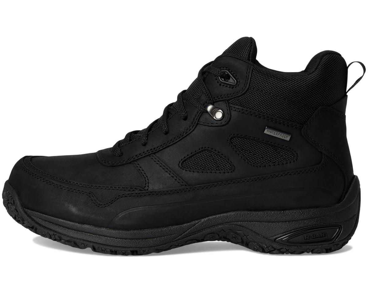 Men's Dunham Cloud Plus Mid II Waterproof Boots Black Leather