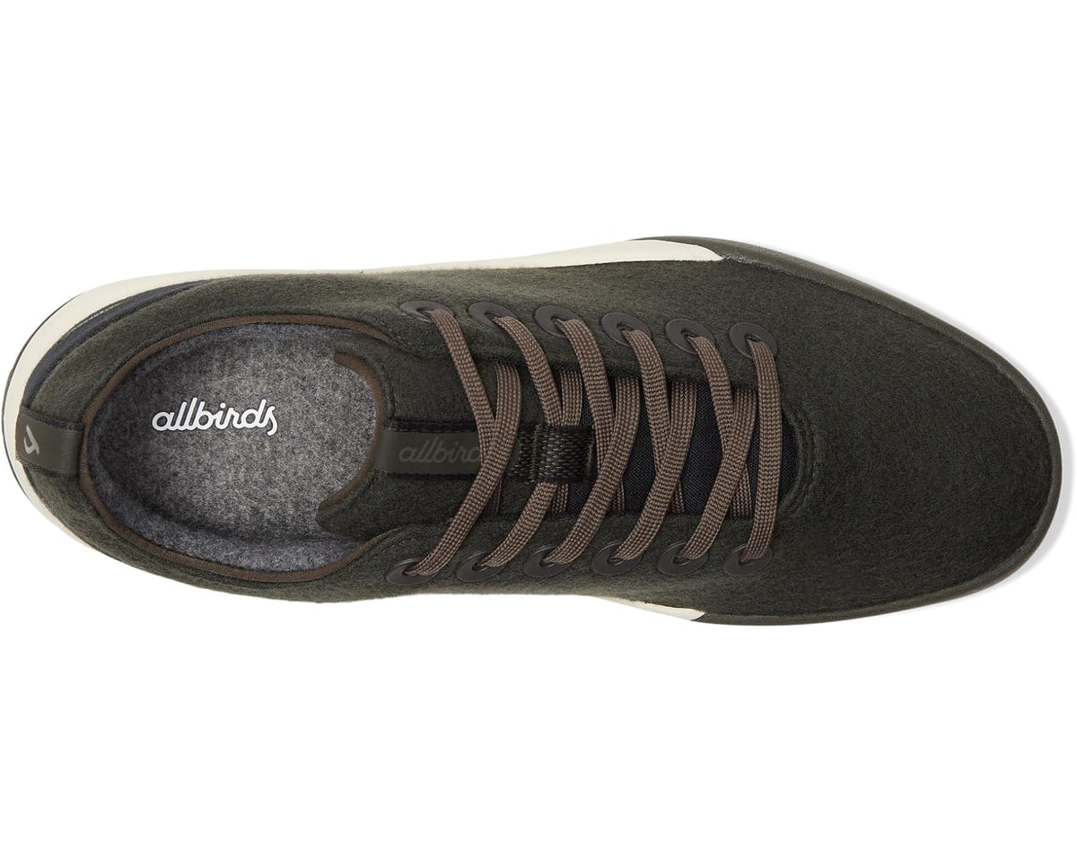 Men's Allbirds Wool Cruiser Waterproof Dark Jungle (Stony Cream)