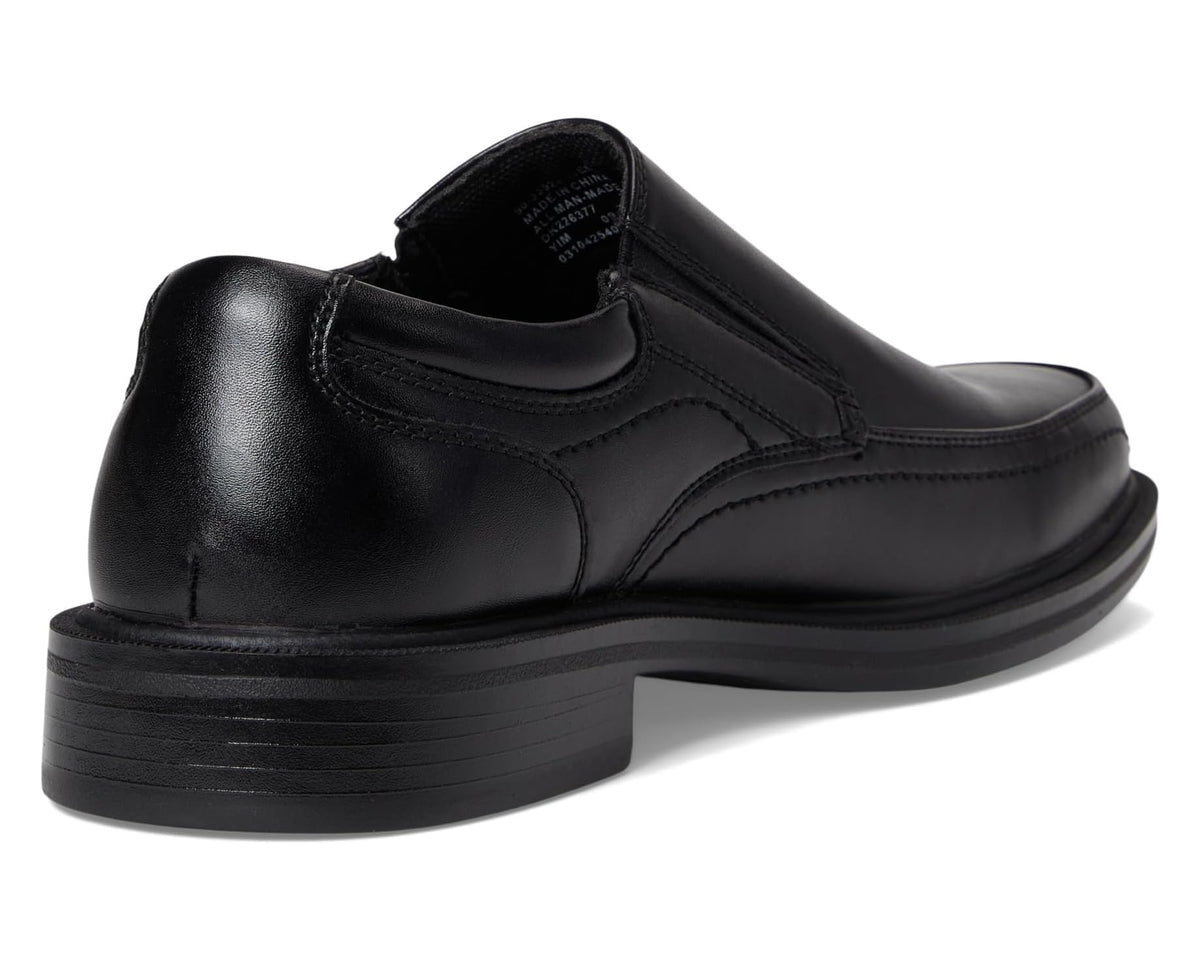 Men's Dockers Edson Moc Toe Loafer Black Polished Full Grain