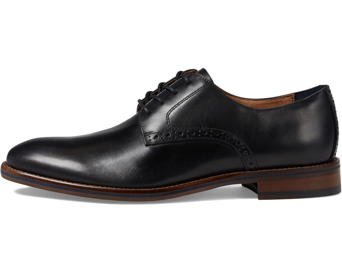 Men's Johnston & Murphy Conard 2.0 Plain Toe Black Full Grain