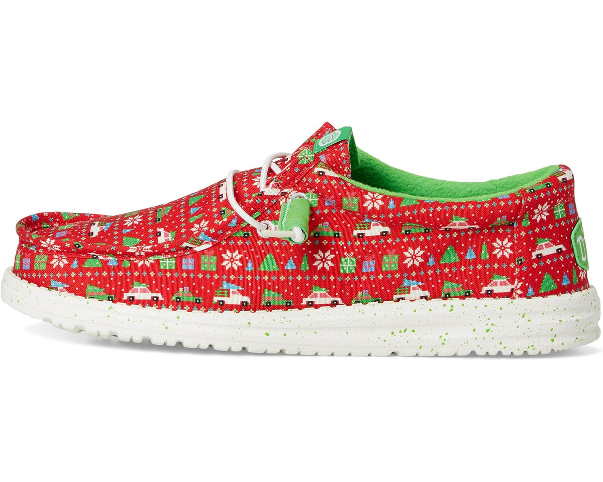 Men's Hey Dude Wally Holiday Sweater Red/Green/Multi