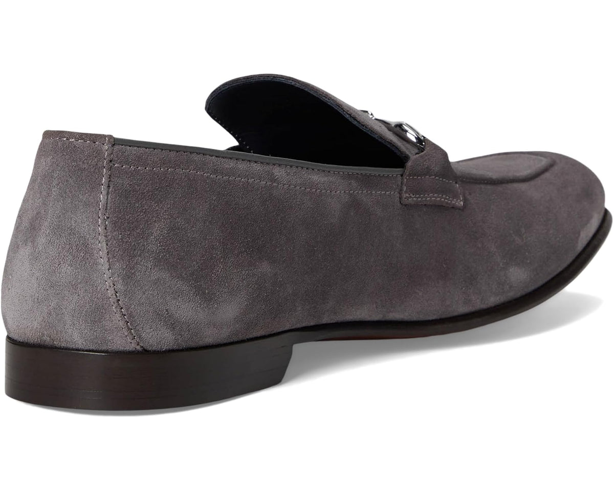 Men's Johnston & Murphy Collection Taylor Bit Gray Italian Suede
