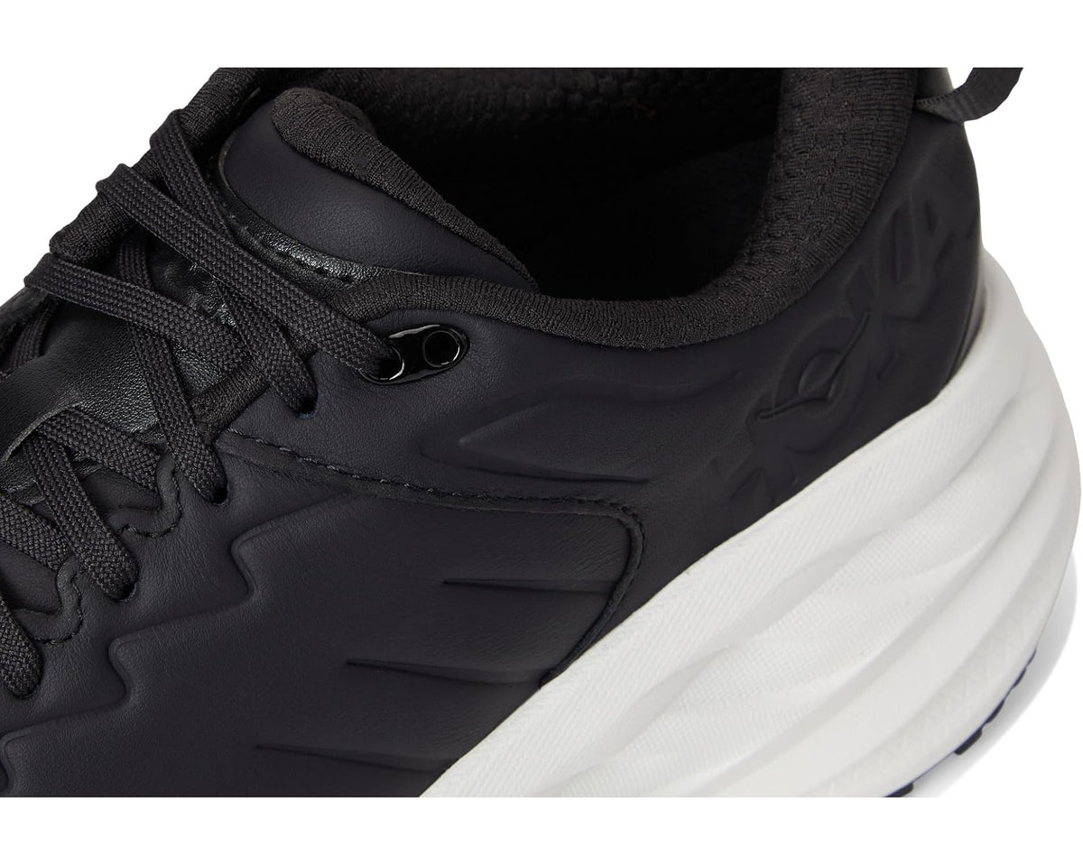 Men's Hoka Bondi Slip Resistant Carbon Black/White