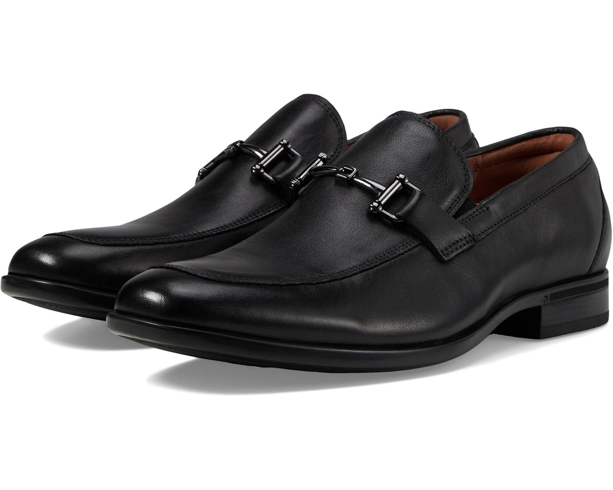 Men's Florsheim Zaffiro Moc Toe Bit Loafers Black
