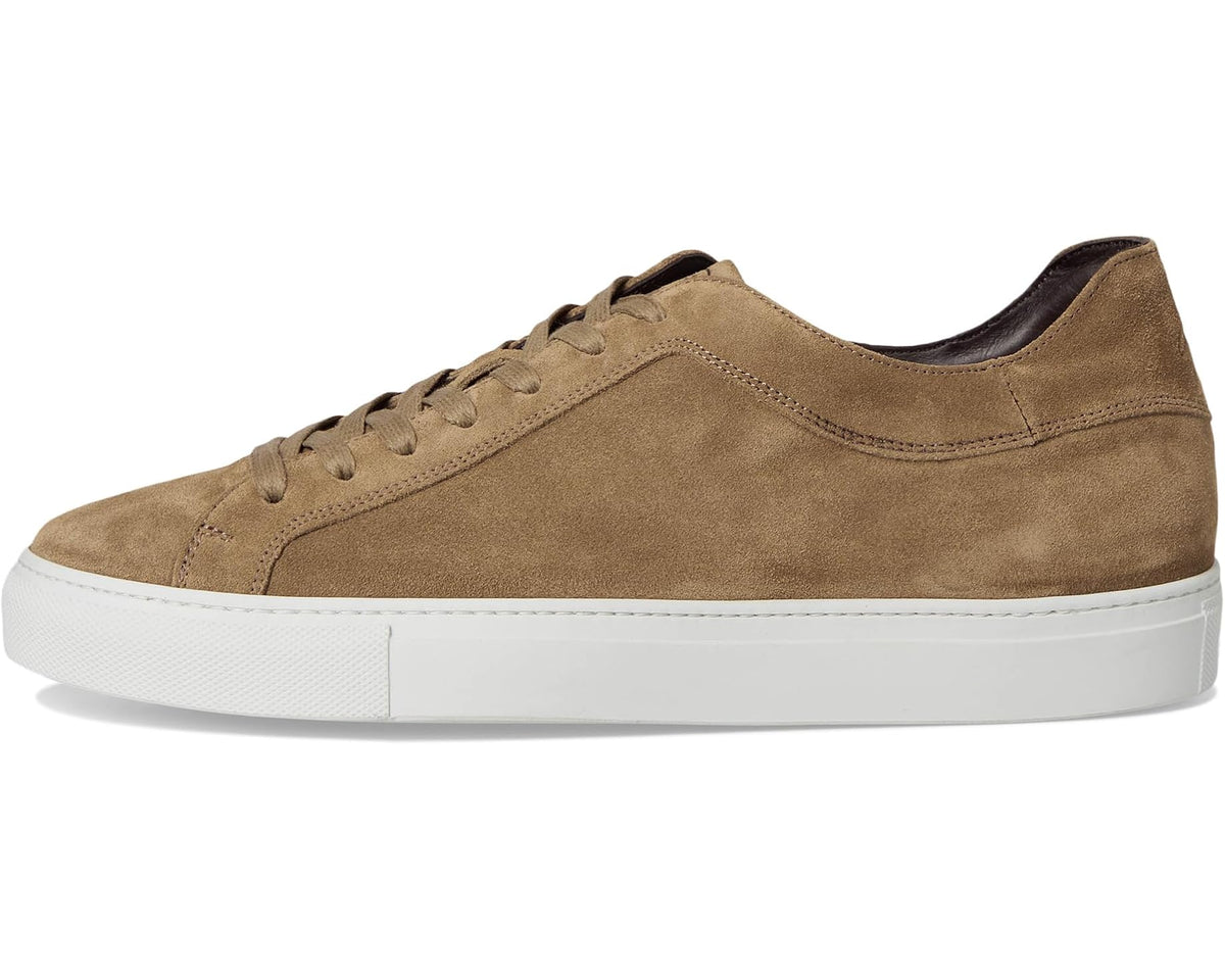 Men's Johnston & Murphy Collection Jared Lace-To-Toe Taupe Italian Suede
