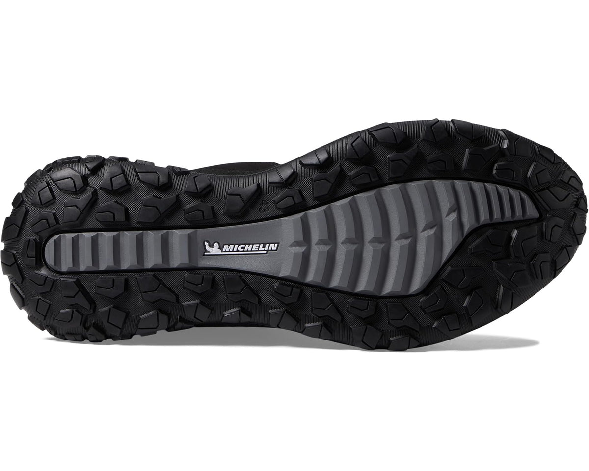 Men's ECCO Sport Ultra Terrain Waterproof Mid Hiking Boot Black/Black/Black
