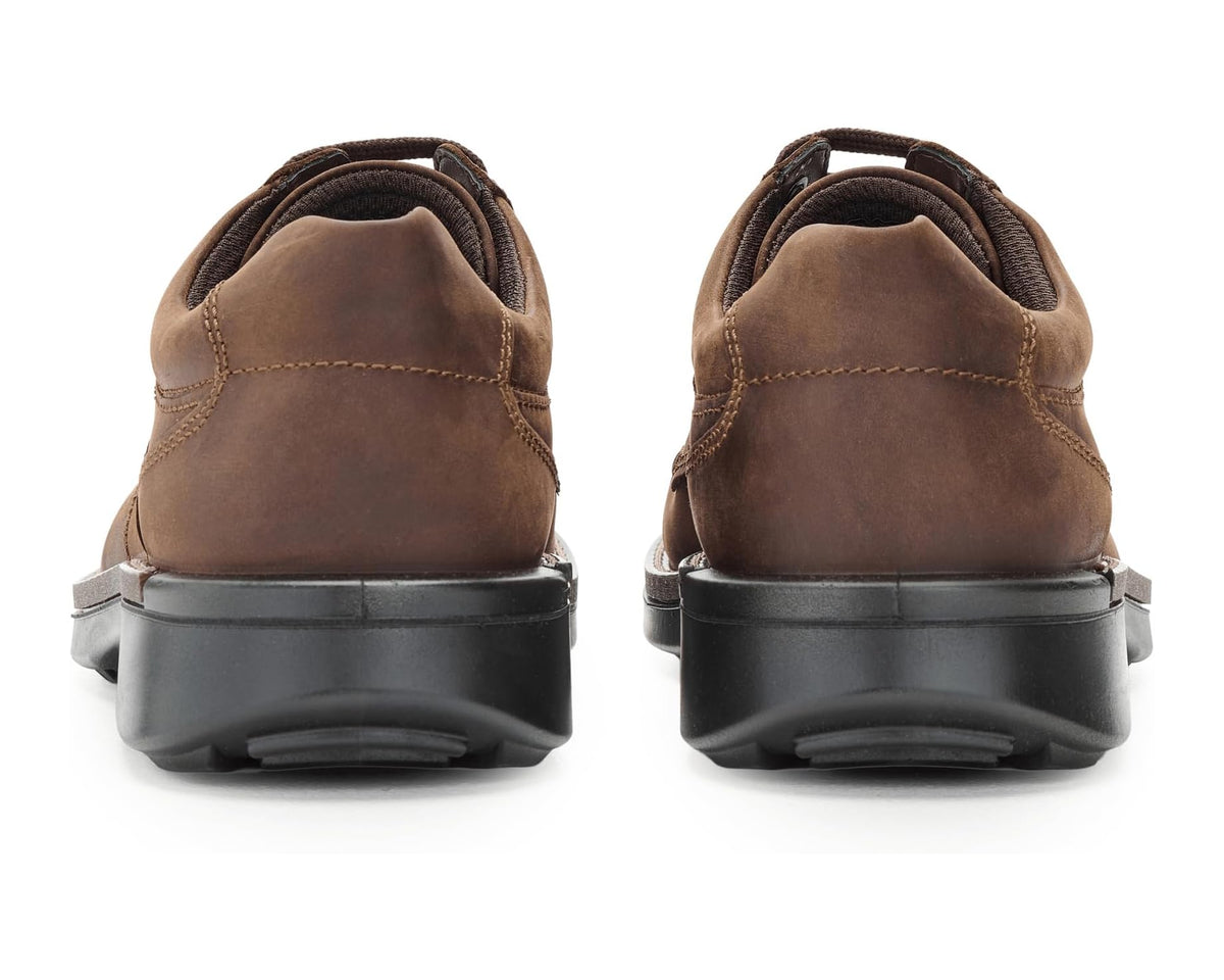 Men's ECCO Fusion Walker Moc Toe Oxfords Cocoa Brown Nubuck
