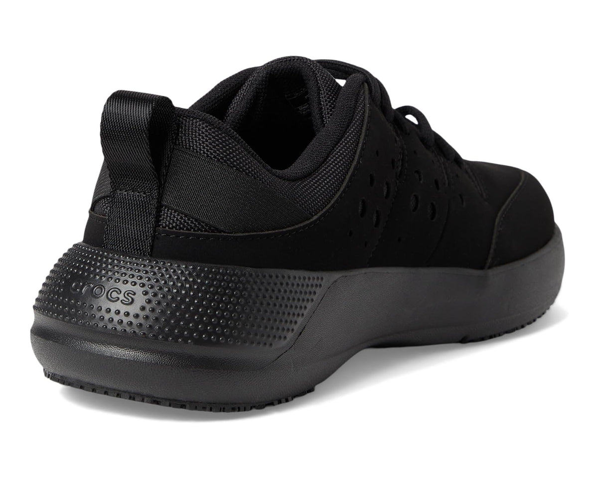 Men's Crocs Work On The Clock Work Sneaker Triple Black