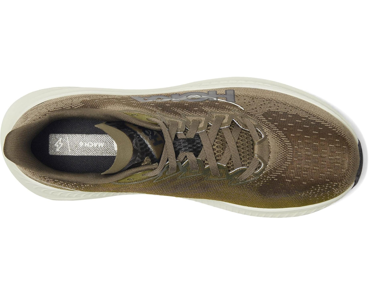 Men's Hoka Mach 6 Antique Olive/Truffle Salt