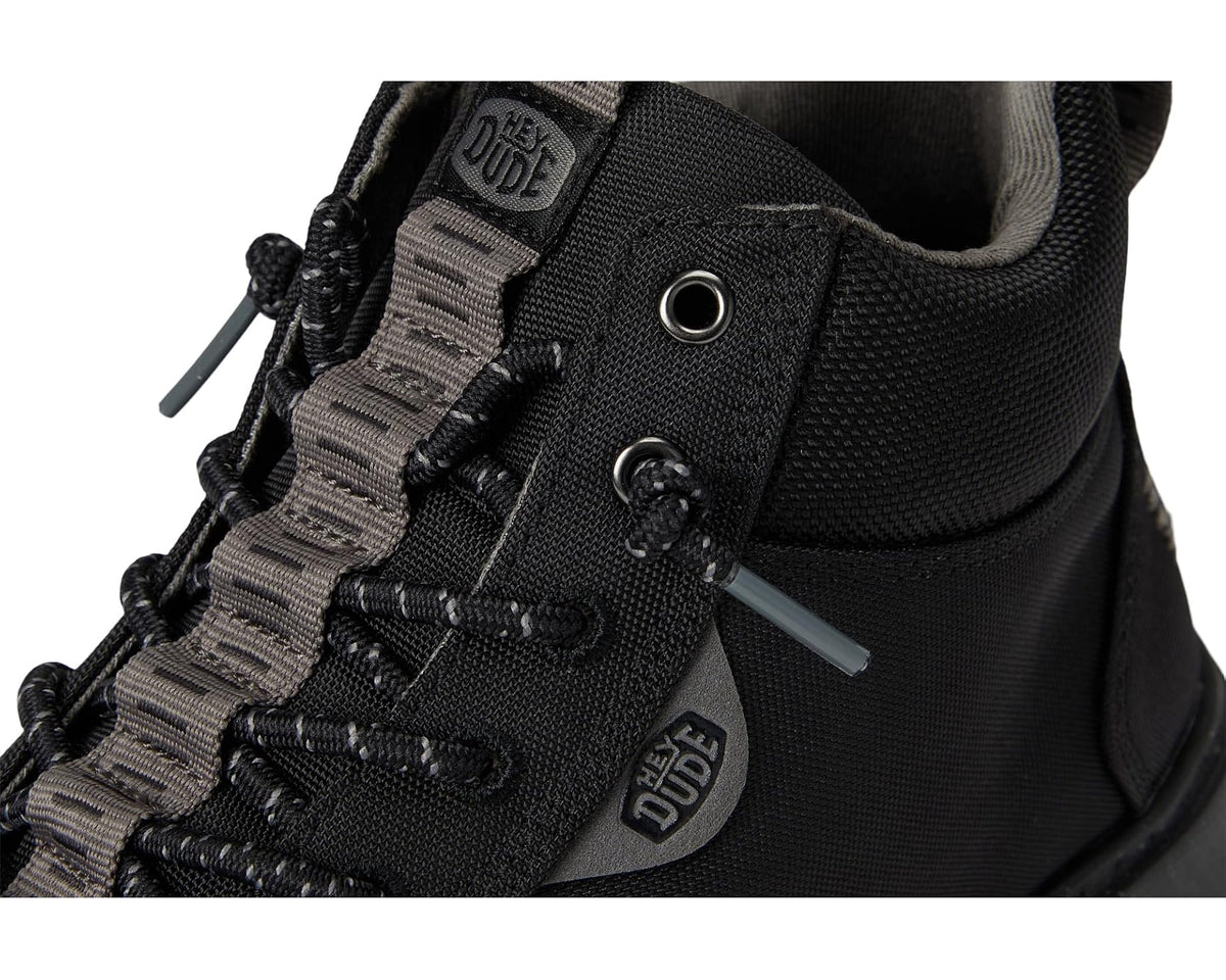 Men's Hey Dude Tahoe Nylon Black/Granite Grey