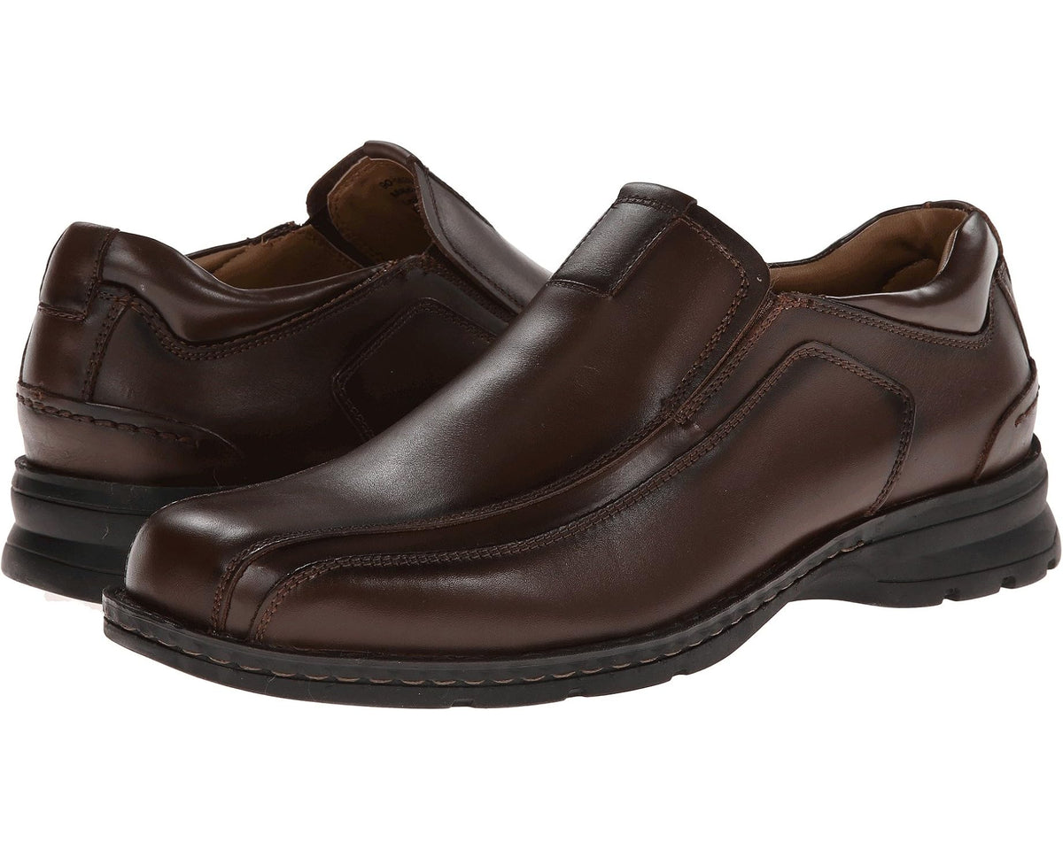 Men's Dockers Agent Bike Toe Slip On Dark Tan