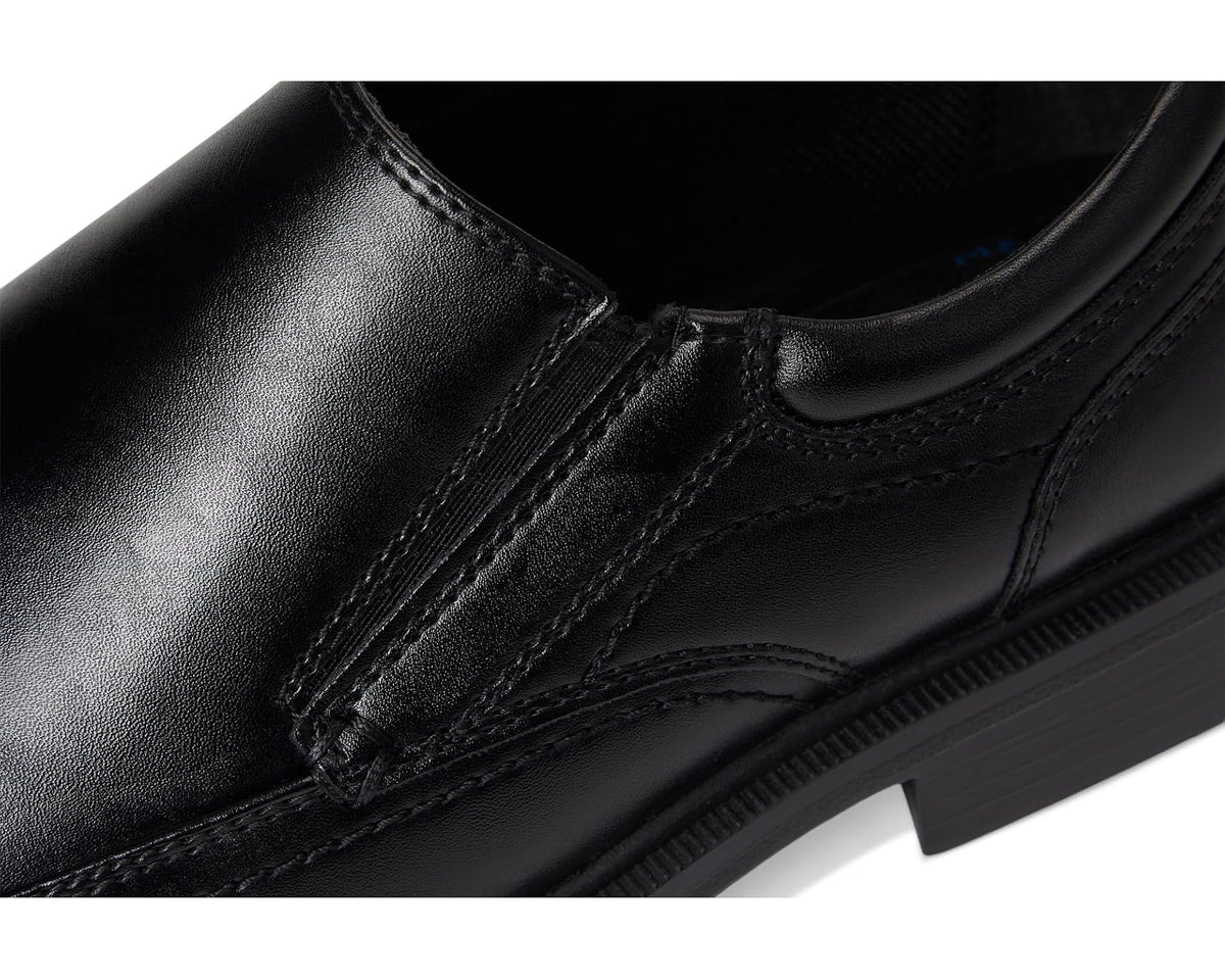 Men's Dockers Edson Moc Toe Loafer Black Polished Full Grain