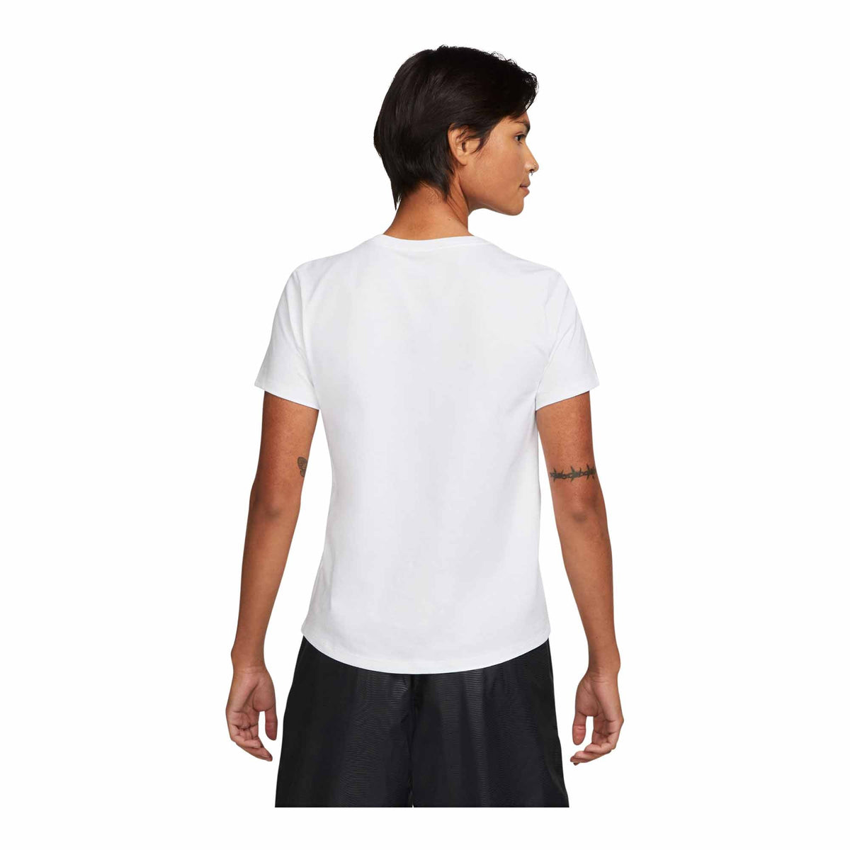 Nike Sportswear Womens Logo Cotton T-Shirt (White)