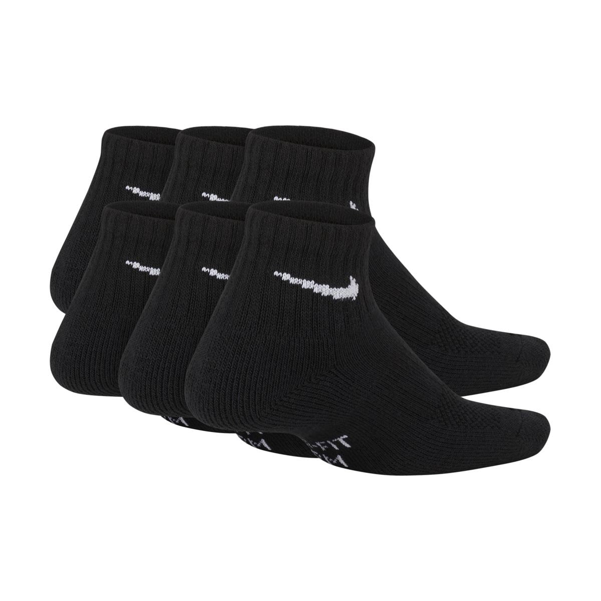 Nike Everyday Kids' Cushioned Ankle Socks (6 Pairs)