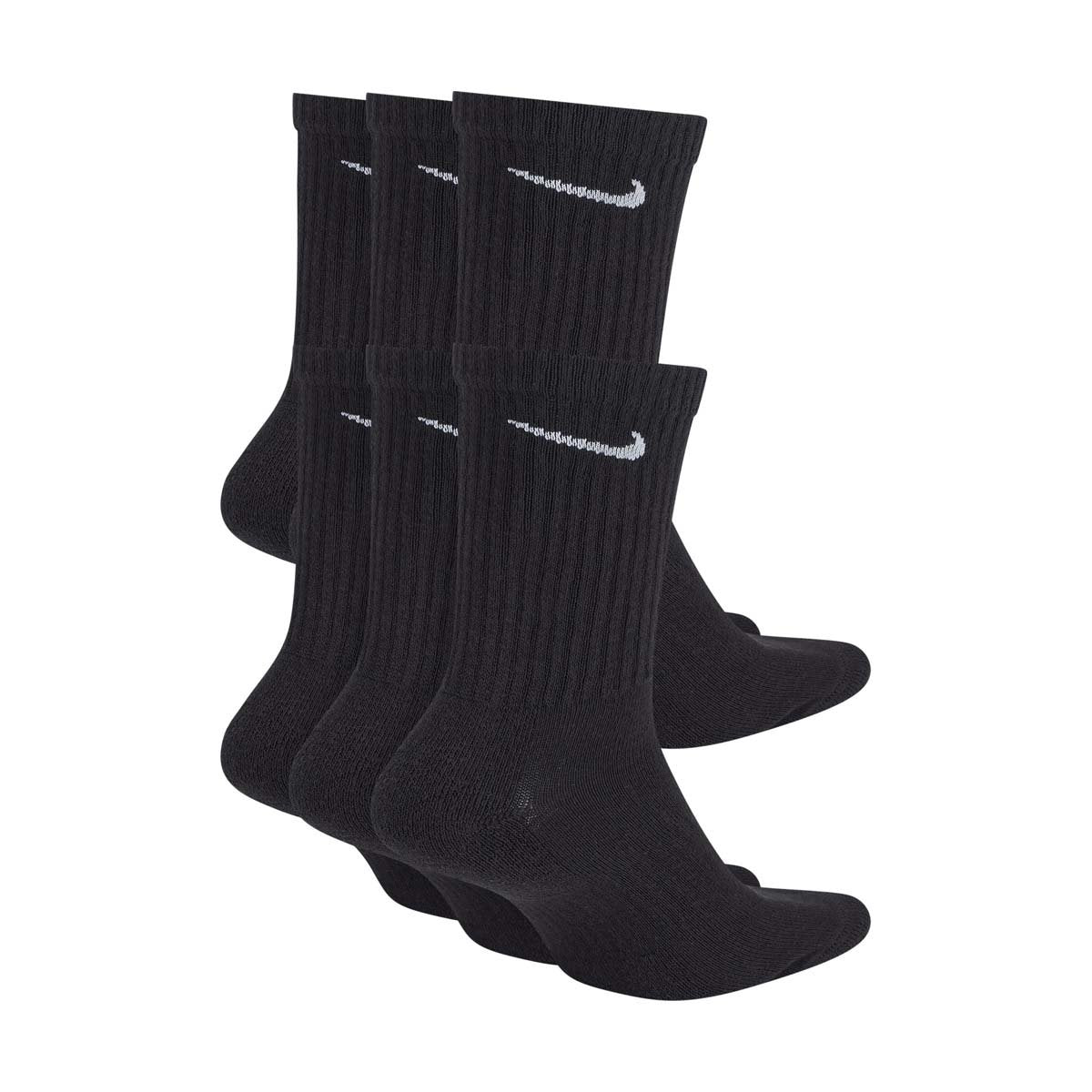 Nike Training Crew Socks 6 Pairs (Black)