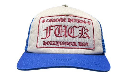 Premium White Blue Red Hat