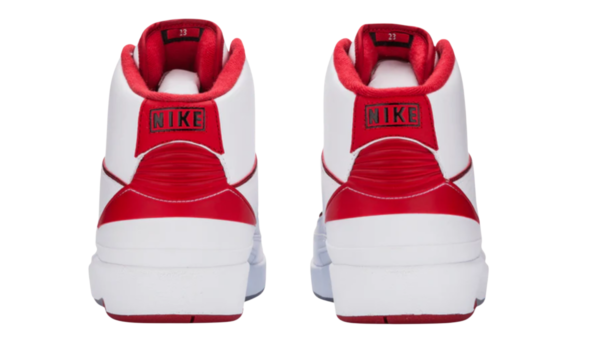 Premium White Red Retro Fashion Essential
