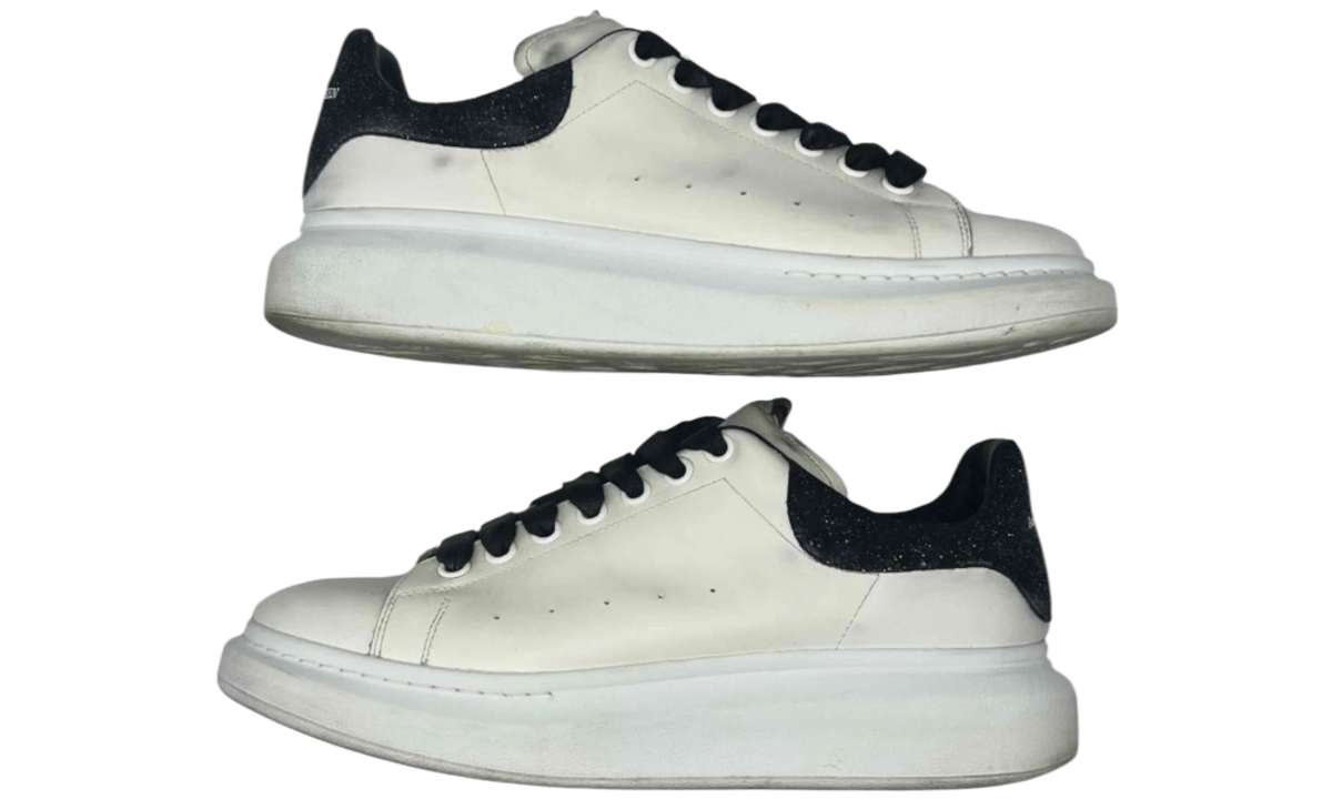 Premium Black White Oversized Sneakers